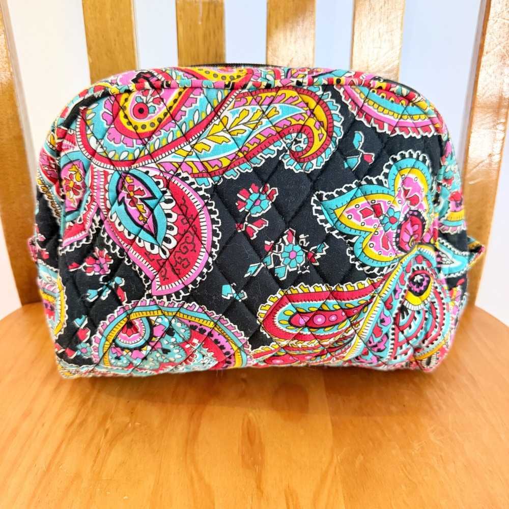 Vera Bradley Parisian Paisley 3 Piece Travel Set Weekender and Cosmetic Bags - Picture 11 of 16
